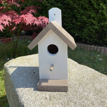 Nichoir à oiseaux bois coloré