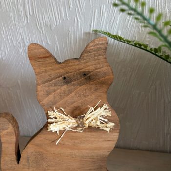 Chat en bois