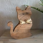 Chat en bois