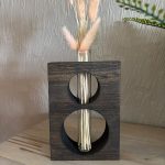 Soliflore en bois
