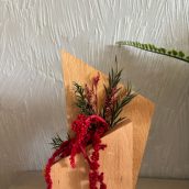 Soliflore en bois