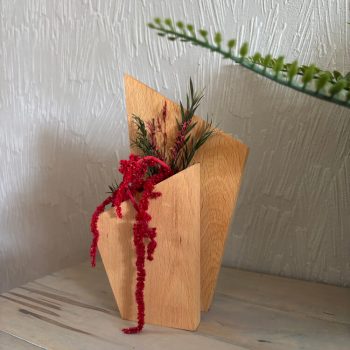 Soliflore en bois
