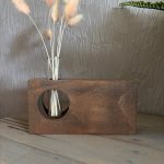 Soliflore en bois