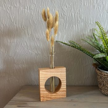 Soliflore en bois de frêne