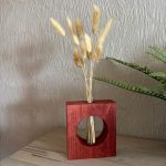 Soliflore en bois